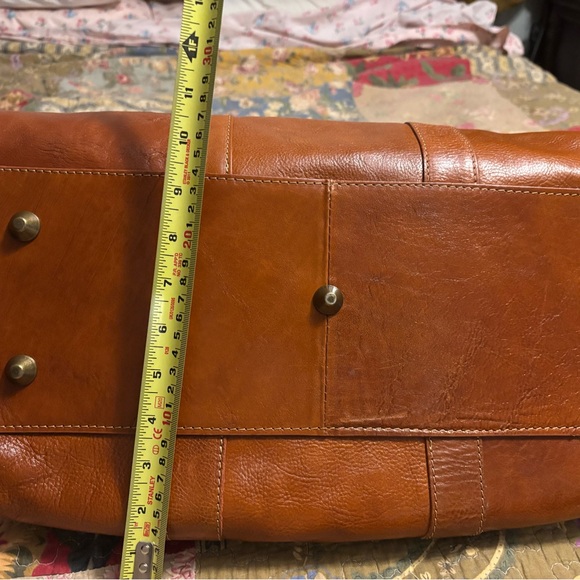 VERA PELLE Leather Travel Bag Duffel Overnight - Picture 16 of 16